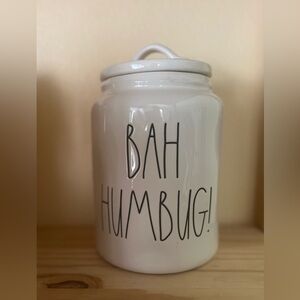 Rae Dunn Bah, Humbug! Canister